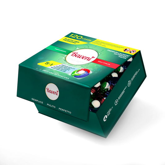 Baveni Laundry Detergent Packs. Profumo Di Toscana 120 LOADS